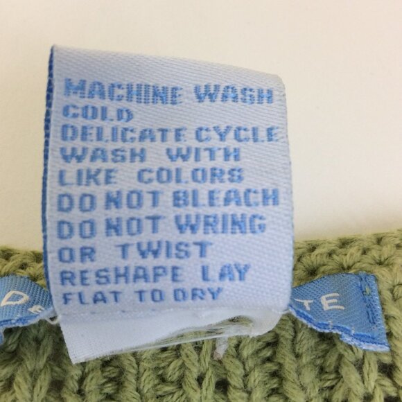 DEANE and White Womens Sweater Size Medium Green - Picture 11 of 12